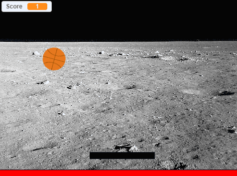 Moon basketball