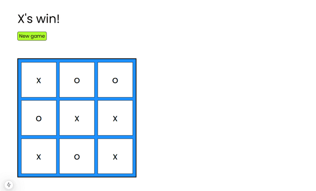 Tic Tac Toe (3x3)