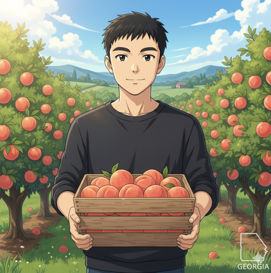 'I got my peaches out in Georgia'